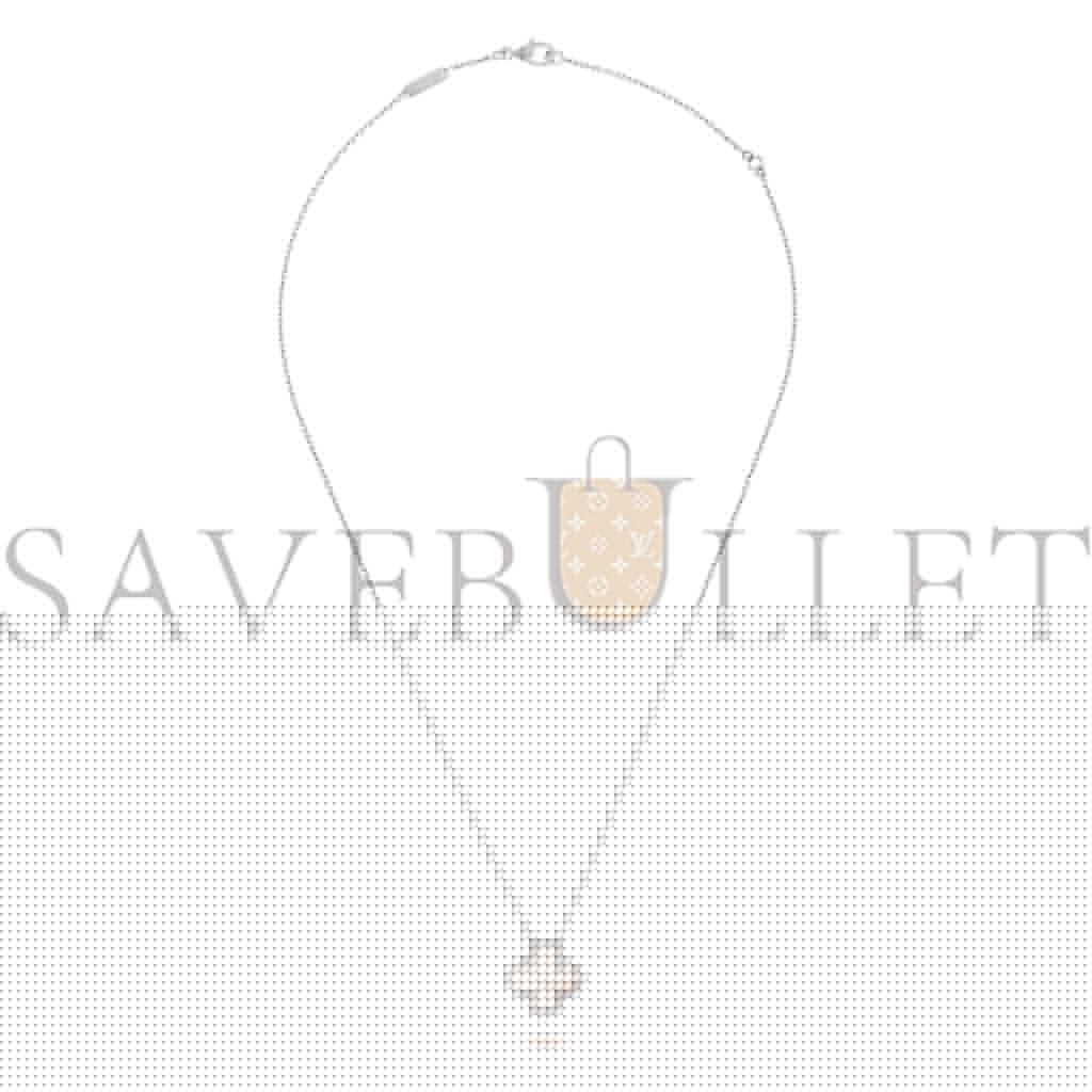 VAN CLEEF ARPELS VINTAGE ALHAMBRA PENDANT - WHITE GOLD, MOTHER-OF-PEARL  VCARF48700